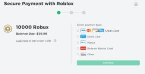 How to buy Robux on Roblox